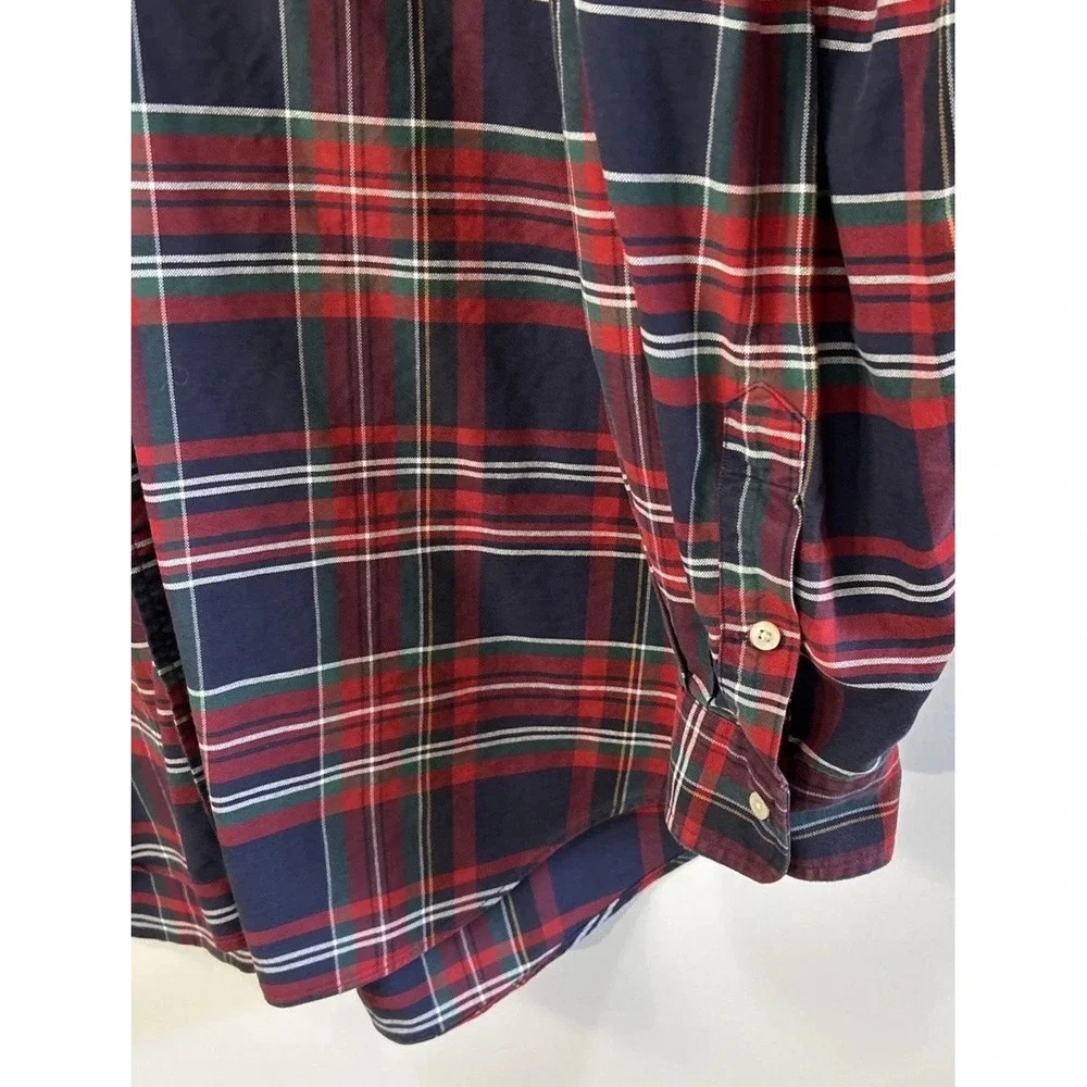 Mens Vintage Polo Ralph Lauren The Big Shirt L/S Button Down Sz XXL Polo Crest
